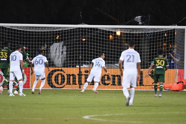 Galaxy Face Portland Timbers Mls Back Tournament Espn Wild World — Stock fotografie