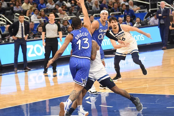 Orlando Magic Värd För Minnesota Timberwolves Amway Arena Den Februari — Stockfoto