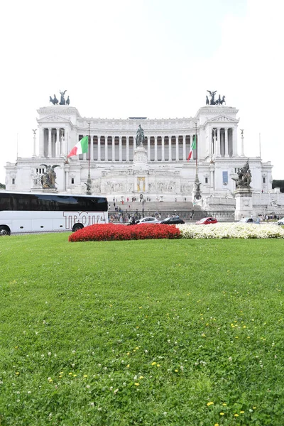 祖国的祭坛 也被称为Nazionale Vittorio Emanuele Ii纪念碑 — 图库照片