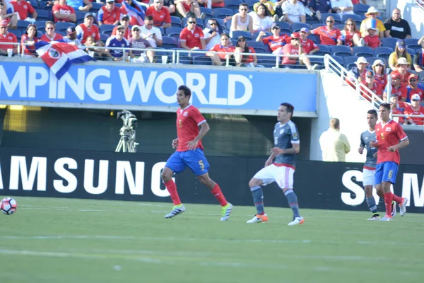 Costa Rica Szembe Paraguay Copa America Centenario Camping World Stadium — Stock Fotó