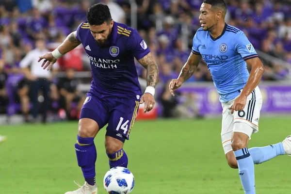 Orlando City 26 Temmuz 2018 'de Florida Exploria Stadyumu' nda NYC FC 'ye ev sahipliği yaptı. Fotoğraf: Marty Jean-Louis