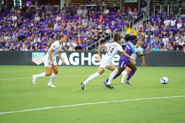 Orlando Pride Värd För Sky Blue Exploria Stadium Lördagen Den — Stockfoto