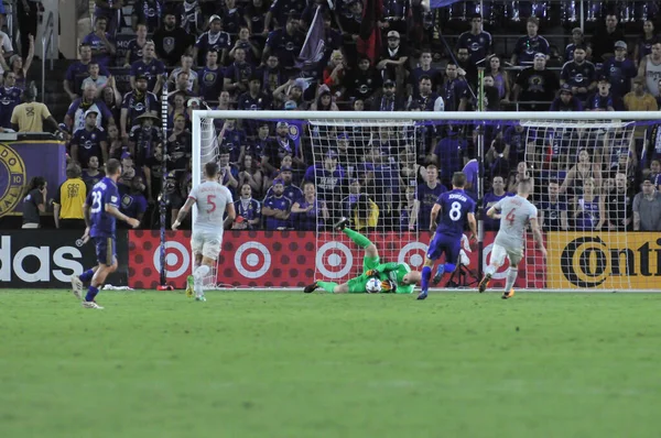 Orlando City Gastheer Van Atlanta United Orlando City Stadium Orlandon — Stockfoto