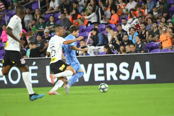 Florida Cup 2020 Corinthians Nycfc Jogo Exploria Stadium Orlando Florida — Fotografia de Stock