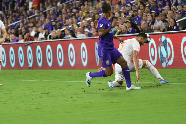 Orlando City Organiseert Het Atlanta United Het Exploria Stadium Orlando — Stockfoto