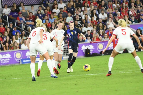 5 Mart 2020 'de Orlando Florida' daki Exploria Stadyumu 'nda düzenlenen 2020 SheBelieves Kupası' nda ABD - İngiltere Karşılaşması 