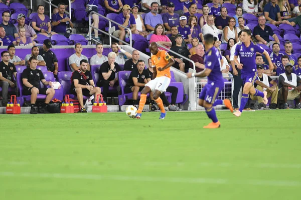 Orlando City SC, 22 Eylül 2018 'de Florida Exploria Stadyumu' nda Houston Dynamo 'yu ağırladı..