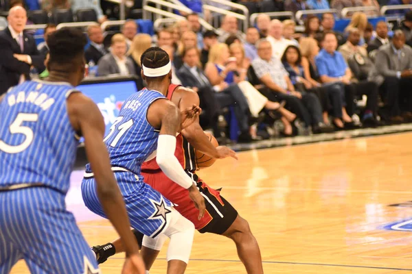 Orlando Magic Värd Miami Heat Amway Center Orlando Florida Den — Stockfoto