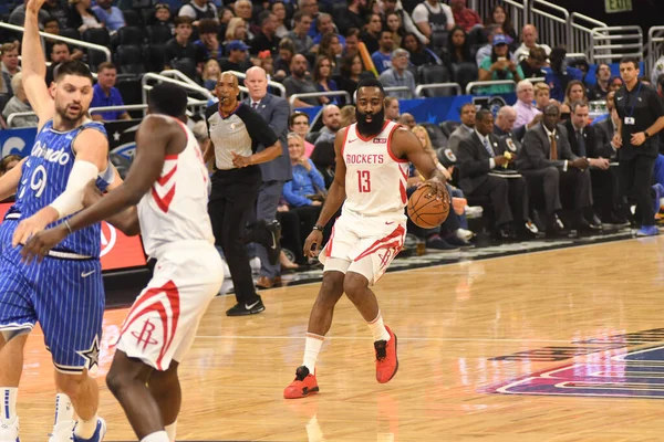 Orlando Magic Organiseert Houston Rockets Amway Arena Zondag Januari 2019 — Stockfoto