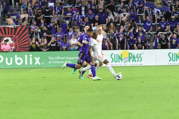 Orlando City Anfitrión Atlanta United Orlando City Stadium Orlando Florida —  Fotos de Stock