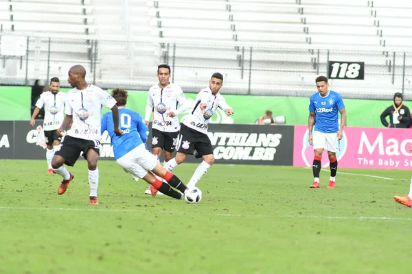 Rangers Corinthians Florida Cup Spectrum Stadium January 2018 Orlando Φλόριντα — Φωτογραφία Αρχείου