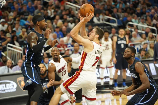 Basketbalwedstrijd Nba Seizoen Orlando Magic Miami Heat Januari 2020 — Stockfoto