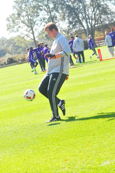 Orlando City Gospodarz Media Day Nad Jeziorem Sylvian Park Sanford — Zdjęcie stockowe