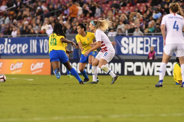 Shebelieves Cup Final Usa Brazil Raymond James Stadium Tampa Florida — Stock Photo, Image