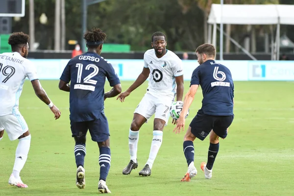 Sporting Kansas City Face Minnesota United Podczas Mls Powraca Turniej — Zdjęcie stockowe