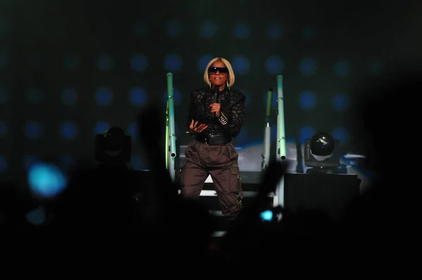 Cantores Mary Blige Tamar Braxton Apresentam Arena Cfe Orlando Florida — Fotografia de Stock