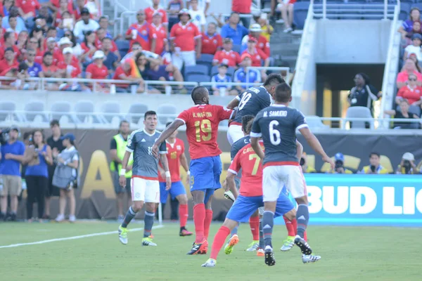 Costa Rica Szembe Paraguay Copa America Centenario Camping World Stadium — Stock Fotó