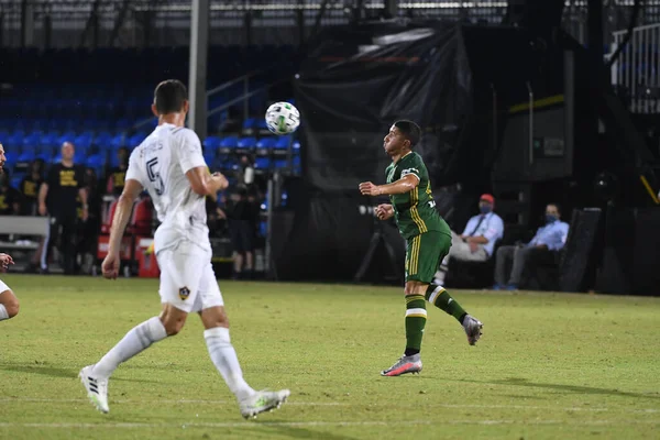 Galaxy Face Portland Timbers Κατά Διάρκεια Του Mls Είναι Back — Φωτογραφία Αρχείου