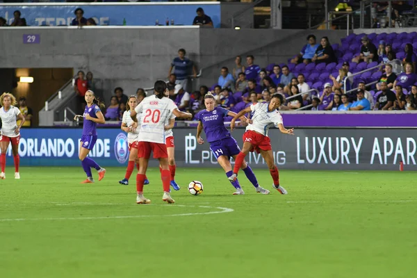 Orland Pride, 25 Ağustos 2018 'de Orlando Florida' daki Exploria Stadyumu 'nda Chicago Red Stars' a ev sahipliği yapıyor..  