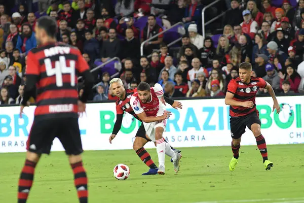 Ajax Flemengo Allo Orlando City Stadium Giovedì Gennaio 2019 — Foto Stock