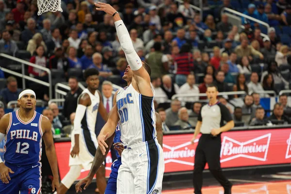 Orlando Magic Acoge Los Philadelphia 76Ers Amway Center Miércoles Noviembre — Foto de Stock