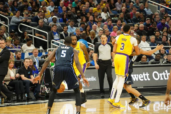 Orlando Magic Ospita Lakers All Amway Center Orlando Forida Mercoledì — Foto Stock