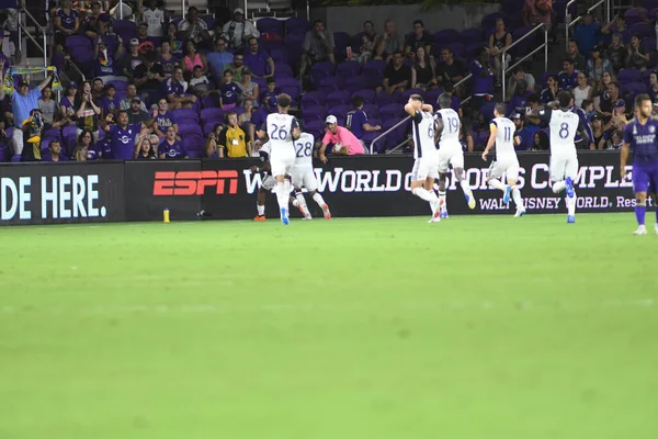 Orlando City Gospodarzem Philadelphia Union Exploria Stadium Orlando Florida Dniu — Zdjęcie stockowe