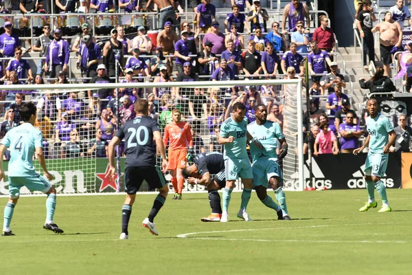 Orlando City Ist Samstag Den April 2019 Gastgeber Der Vancouver — Stockfoto