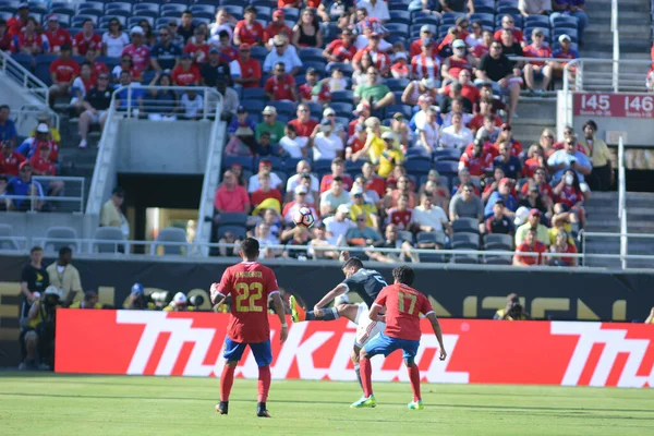 Коста Рика Стикається Парагваєм Під Час Copa America Centenario Стадіоні — стокове фото