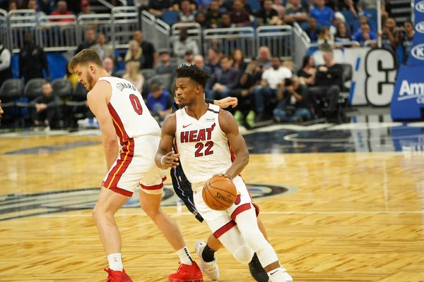 Basketbol Sezonu Orlando Magic Miami Heat Karşı Ocak 2020 — Stok fotoğraf