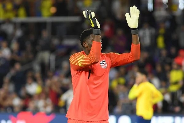 Men National Team Host Ecuador National Team Orlando City Stadium — Stock Photo, Image