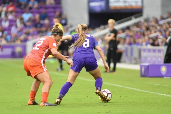 Orlando Pride, 27 Haziran 2018 tarihinde Orlando City Stadyumu 'nda Houston Dash' e ev sahipliği yaptı..  