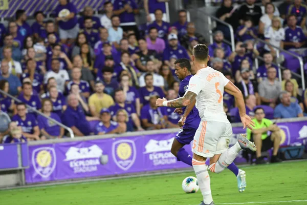 Orlando City SC, 6 Ağustos Salı günü Orlando Florida 'daki Exploria Stadyumu' nda oynanan ABD Kupası sırasında Atlanta United FC 'ye ev sahipliği yaptı..