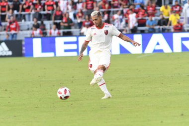 Flamengo Eintracht Frankfurt 'a karşı 12 Ocak 2019 Cumartesi günü Orlando City Stadyumu' nda. 