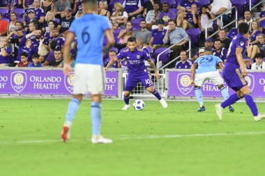 Orlando City 26 Temmuz 2018 'de Florida Exploria Stadyumu' nda NYC FC 'ye ev sahipliği yaptı. Fotoğraf: Marty Jean-Louis