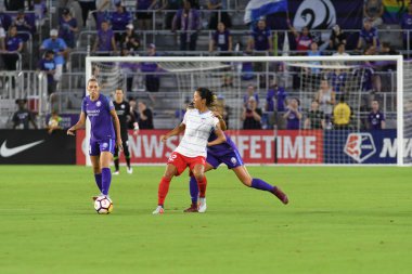 Orland Pride, 25 Ağustos 2018 'de Orlando Florida' daki Exploria Stadyumu 'nda Chicago Red Stars' a ev sahipliği yapıyor..  