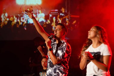 Miel San Marcos grubu 28 Temmuz 2019 tarihinde Tampa Florida 'daki Iglesia de Dios Pentecostal' da sahne almaktadır..  