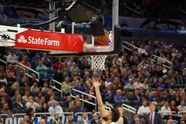 Orlando Magic, Philadelphia 76ers 'ı 13 Kasım 2019 Çarşamba günü Amway Center' da ağırlamaktadır. Fotoğraf: Marty Jean-Louis