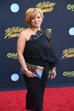 24 Mart 2018 Cumartesi günü Las Vegas 'taki Orleans Resort' ta düzenlenen 33. Yıldız Ödülleri Kırmızı Halı sırasında ünlüler.