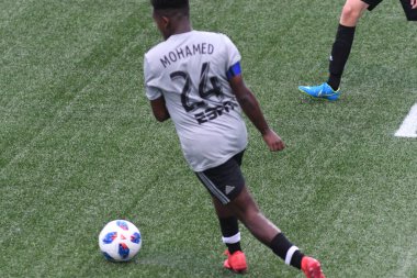 Atlanta United sunucusu Tigres & MLS Homegrown takımları 31 Temmuz 2018 'de Atlanta, Georgia' da düzenlenen MLS All Star haftasında. Fotoğraf: Marty Jean-Louis