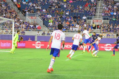 Orlando City, 24 Ağustos 2016 'da Orlando Florida' daki Kamp Dünyası Stadyumunda Toronto FC 'ye ev sahipliği yaptı..