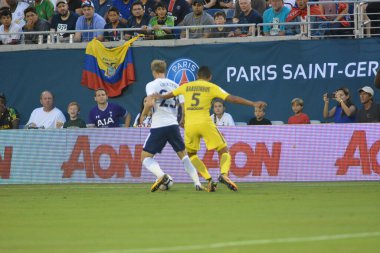 Paris Saint-Germain, Tottenham Hotspur 'a karşı 22 Temmuz 2017' de Orlando Florida 'daki Citrus Bowl' da.  