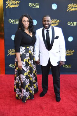 24 Mart 2018 Cumartesi günü Las Vegas 'taki Orleans Resort' ta düzenlenen 33. Yıldız Ödülleri Kırmızı Halı sırasında ünlüler.