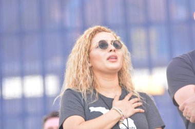 23 Şubat 2019 'da Orlando Florida' daki Dünya Kampı Stadyumunda Hristiyan Uyanışı. 