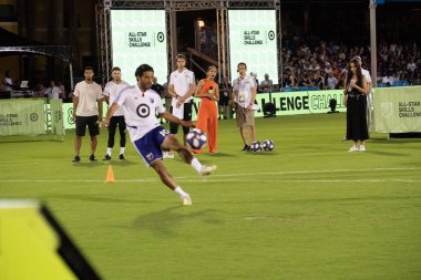 30 Temmuz 2019 'da Orlando Florida' da Disney 'in Vahşi Spor Dünyası' nda MLS All-Star Yetenek Yarışması. 