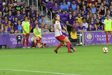 Orland Pride, 25 Ağustos 2018 'de Orlando Florida' daki Exploria Stadyumu 'nda Chicago Red Stars' a ev sahipliği yapıyor..  
