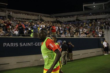 Paris Saint-Germain, Tottenham Hotspur 'a karşı 22 Temmuz 2017' de Orlando Florida 'daki Citrus Bowl' da.  