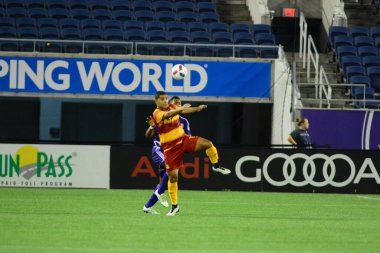 Orlando City SC, 29 Haziran 2016 'da Orlando Florida' daki Kamp Dünyası Stadyumu 'nda Fort Lauderdale Strikers' a ev sahipliği yaptı..