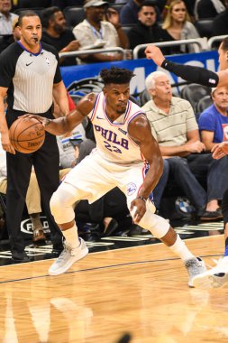 Orlando Magic 2 Ekim 2018 'de Orlando Florida' daki Amway Center 'da bir prova oturumuna ev sahipliği yapıyor.. 