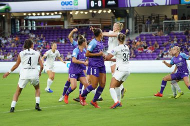 Foto Prides, 11 Mayıs 2019 Cumartesi günü Orlando City Stadyumu 'nda Portland Thorns FC' ye ev sahipliği yapıyor..